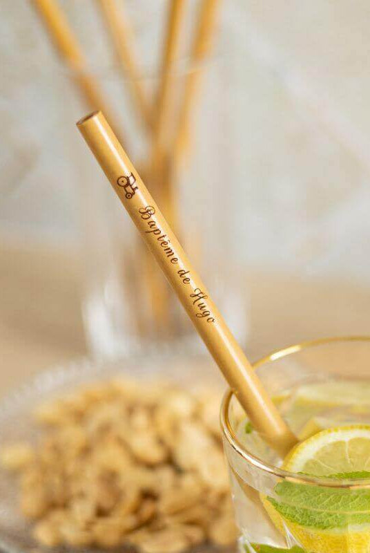 Pailles en Bambou à Personnaliser (par lots) - My Bambou