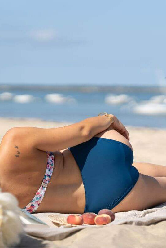 Bas de Maillot de Bain Menstruel Bleu - My Bambou