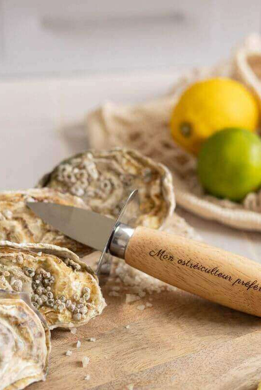 Couteau à Huîtres en Bois à Personnaliser - My Bambou