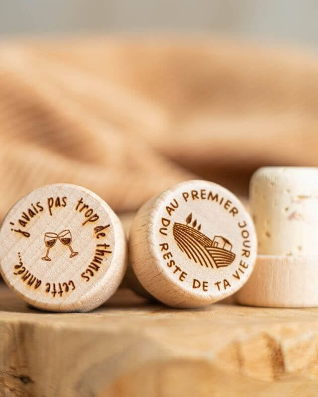 Bouchon Bouteille de Vin "Au Premier Jour"