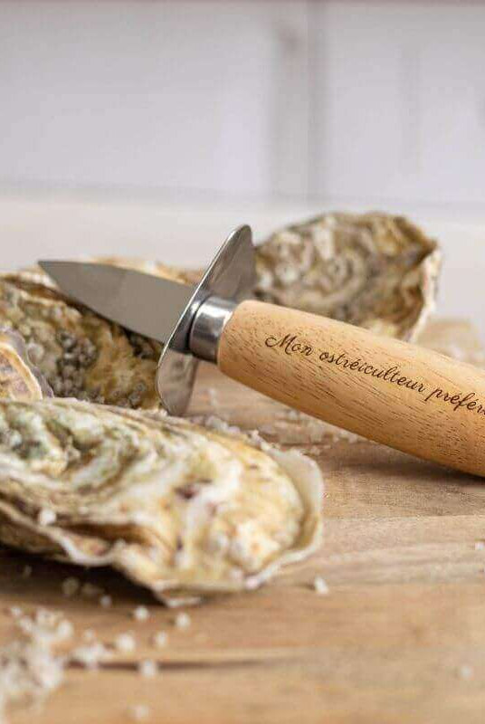 Couteau à Huîtres en Bois à Personnaliser - My Bambou