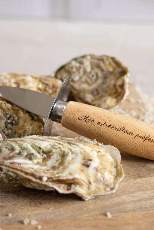 Couteau à Huîtres en Bois à Personnaliser - My Bambou