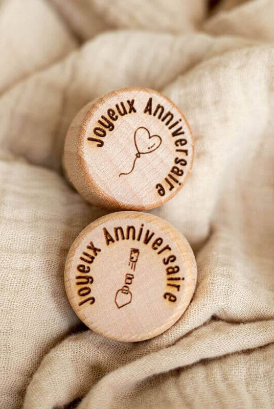 Bouchon Bouteille de Vin "Joyeux Anniversaire"