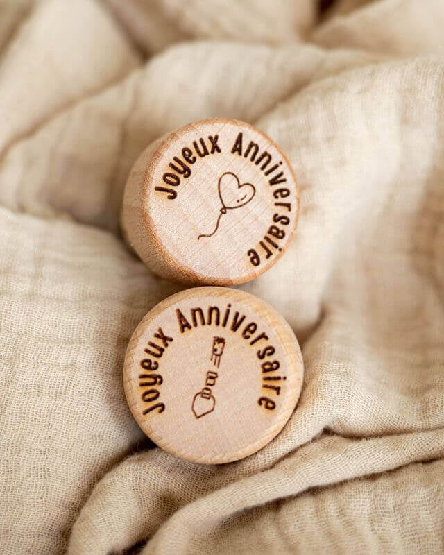 Bouchon Bouteille de Vin "Joyeux Anniversaire"
