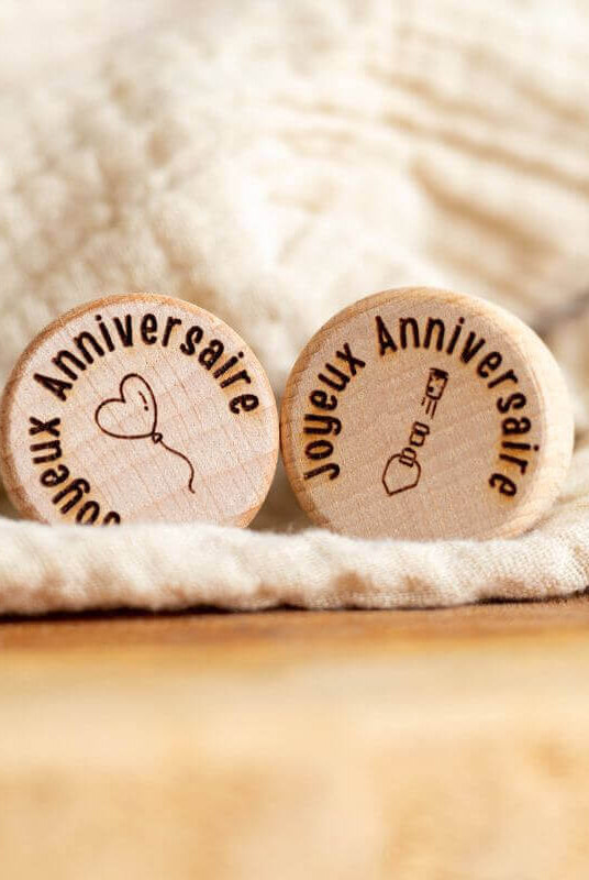 Bouchon Bouteille de Vin "Joyeux Anniversaire"