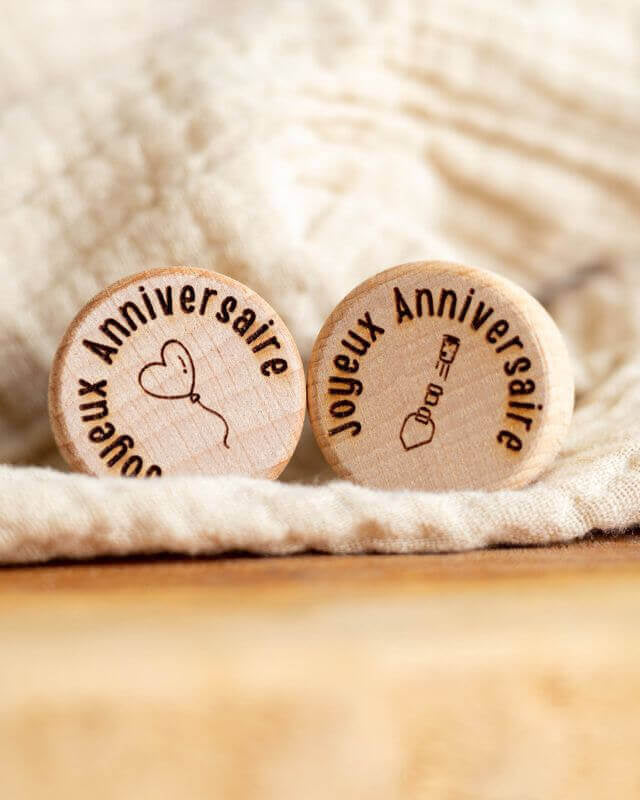 Bouchon Bouteille de Vin "Joyeux Anniversaire"