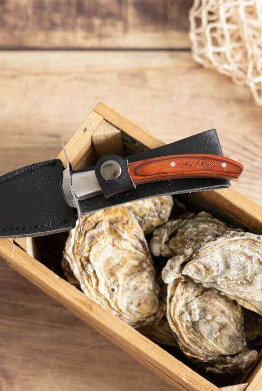Couteau à Huîtres Personnalisable avec étui - My Bambou