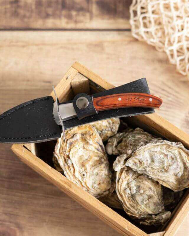 Couteau à Huîtres Personnalisable avec étui - My Bambou