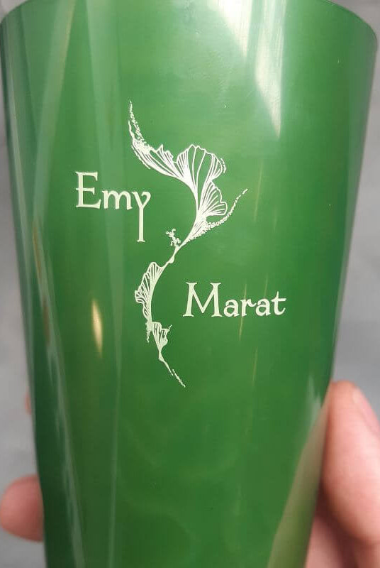 Eco Cup Compostable Vert à Personnaliser