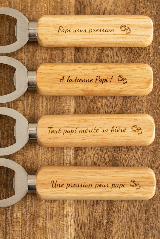 Décapsuleur manche "Pour Papi" - My Bambou