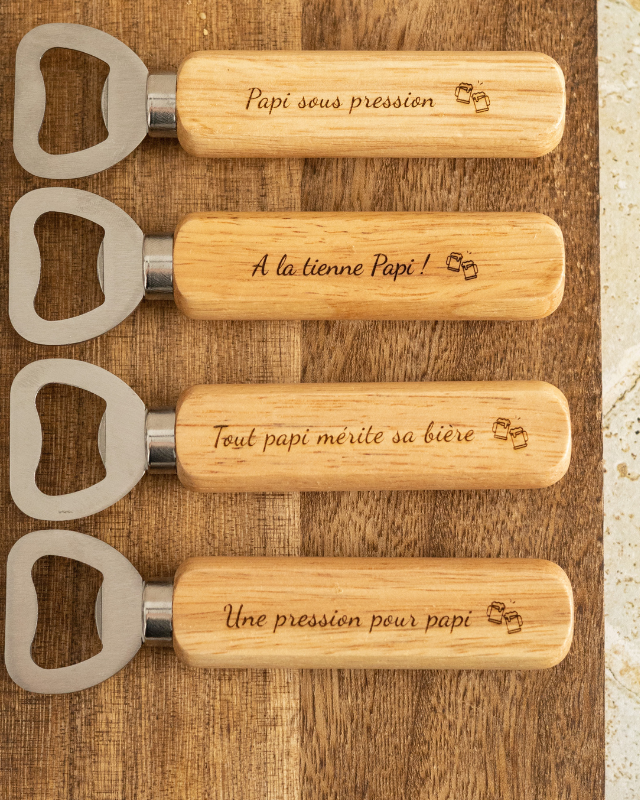 Décapsuleur manche "Pour Papi" - My Bambou