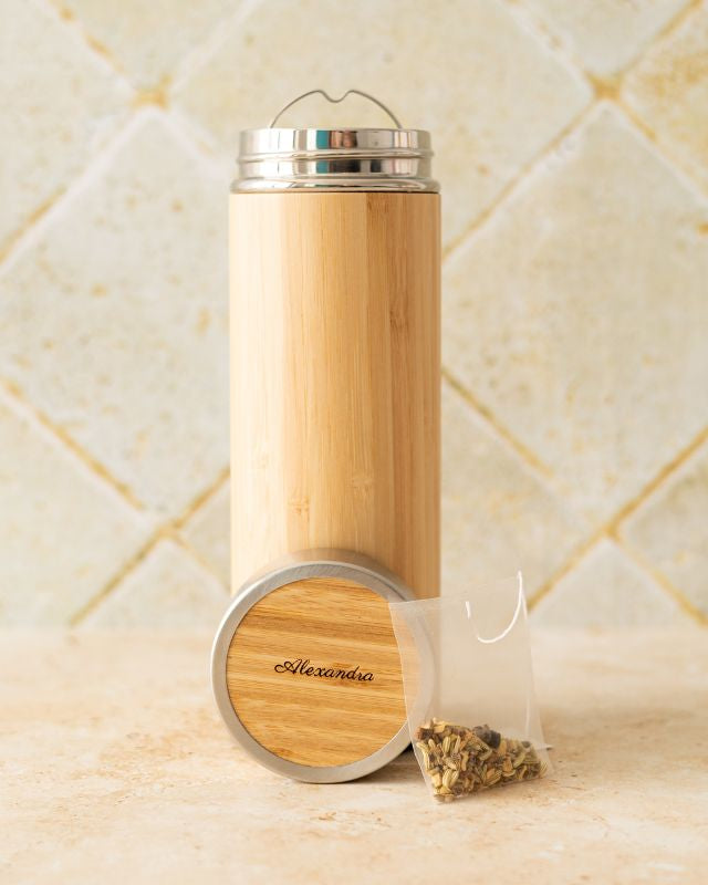 Gourde Isotherme Thermos à Personnaliser - My Bambou