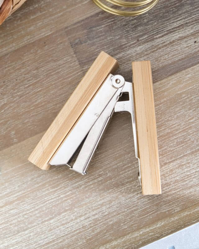 Agrafeuse à Personnaliser en Bambou
