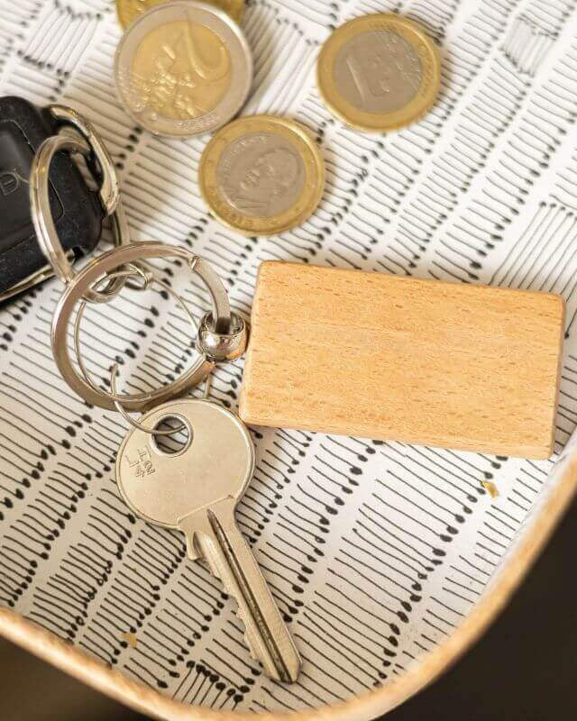 Porte-Clés à Personnaliser Rectangle - My Bambou