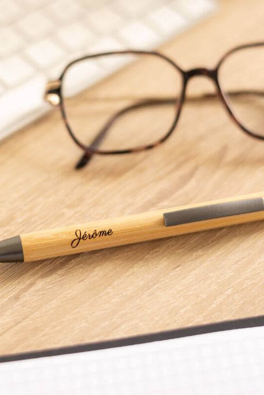 Stylo Bambou Mate à Personnaliser - My Bambou