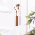 Porte-Clés en Bois de Noyer à Personnaliser - My Bambou