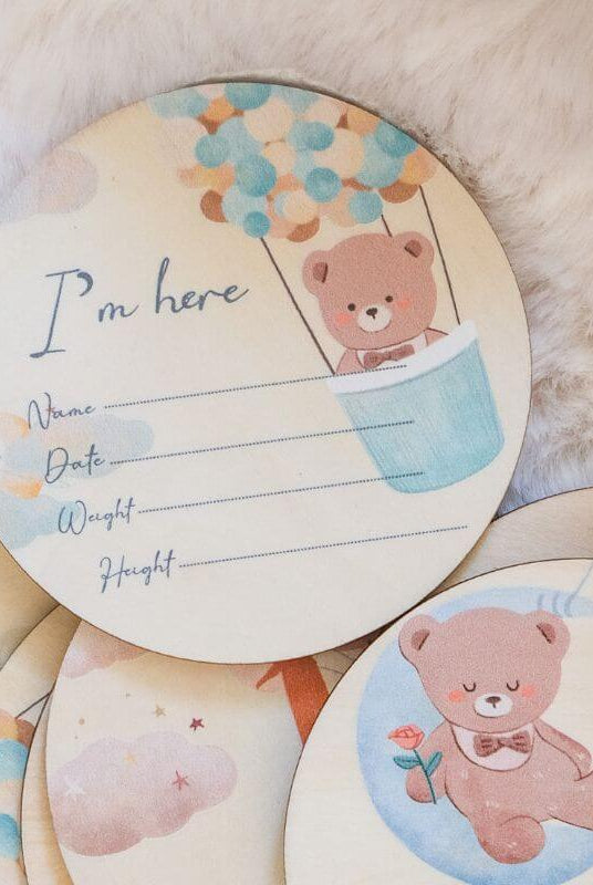 Cartes Mensuelles à Personnaliser pour Bébé - My Bambou