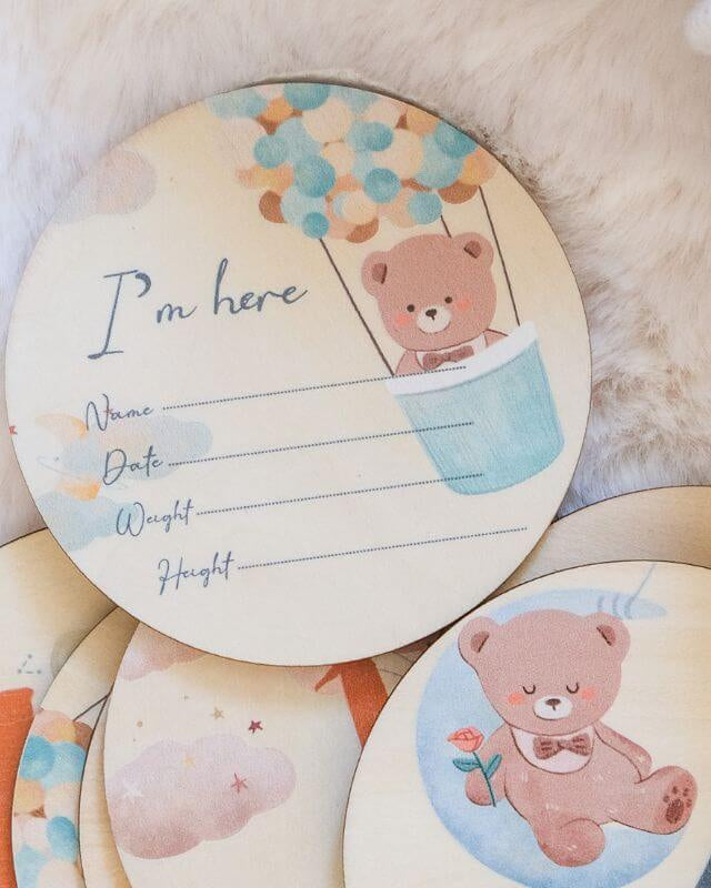 Cartes Mensuelles à Personnaliser pour Bébé - My Bambou