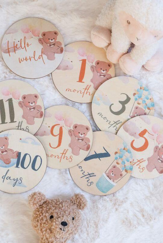 Cartes Mensuelles à Personnaliser pour Bébé - My Bambou