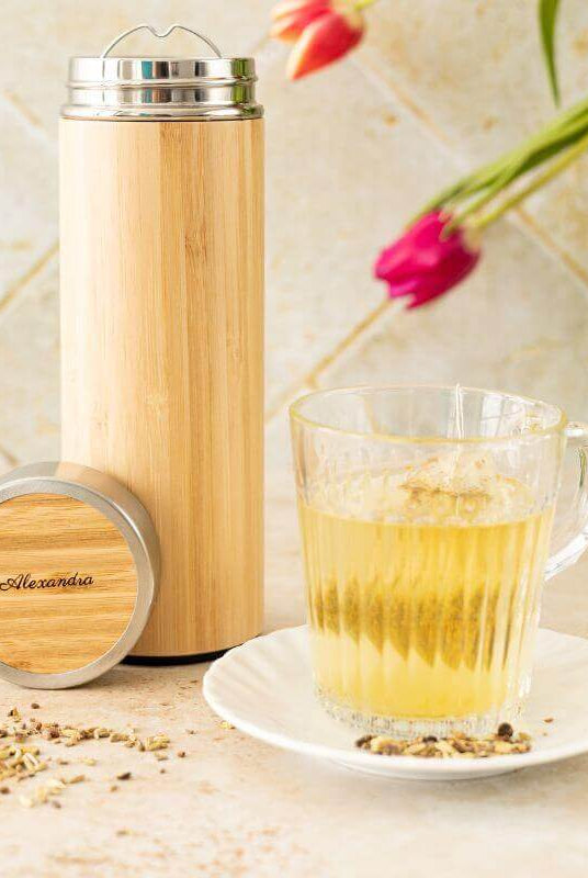 Gourde Isotherme Thermos à Personnaliser - My Bambou