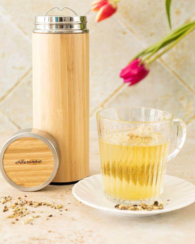 Gourde Isotherme Thermos à Personnaliser - My Bambou