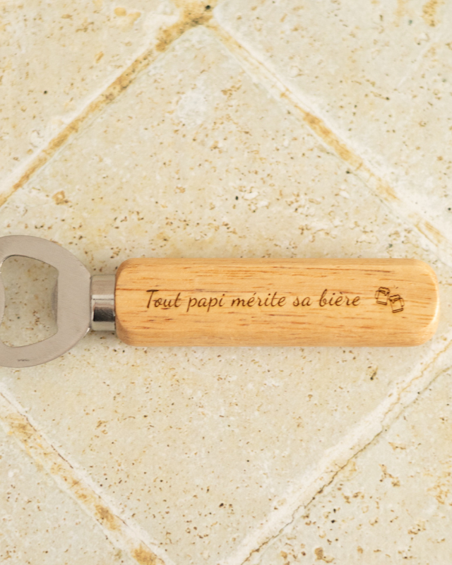 Décapsuleur manche "Pour Papi" - My Bambou