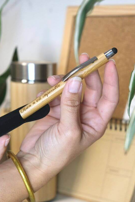 Stylo Bambou à Personnaliser