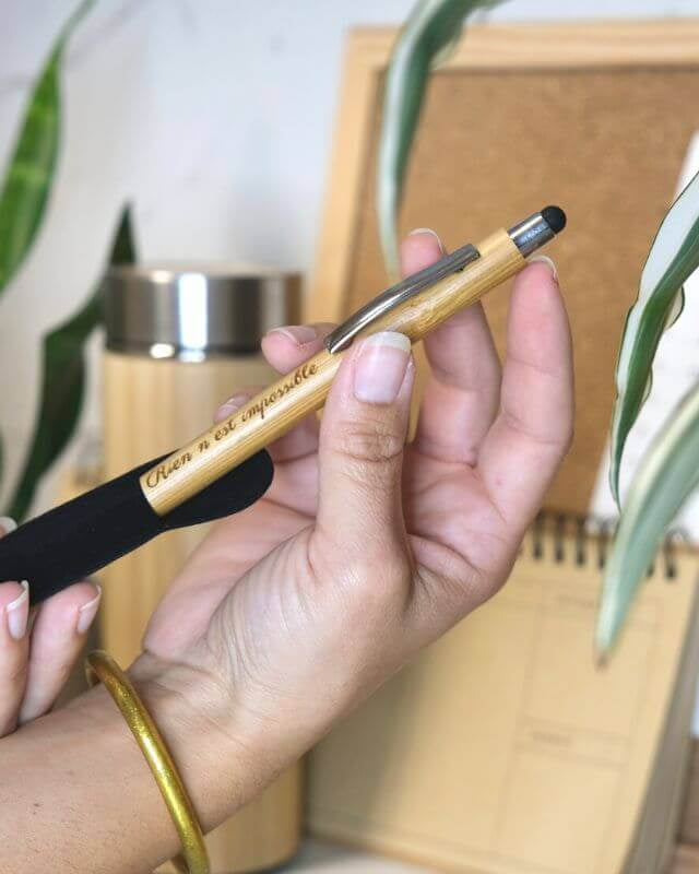 Stylo Bambou à Personnaliser