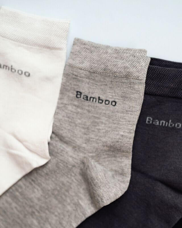 Lot de 5 Paires de Chaussettes Hautes - My Bambou, chaussettes en bambou confortables, éco-responsables.
