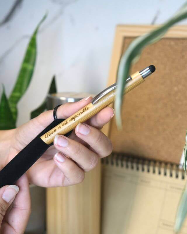 Stylo Bambou à Personnaliser