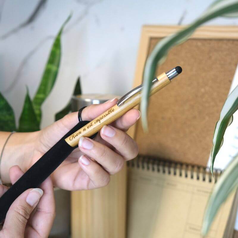 Stylo Bambou à Personnaliser