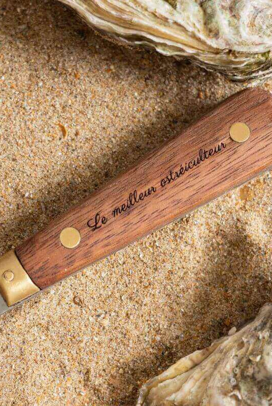 Couteau à Huîtres Personnalisable en Bois - My Bambou