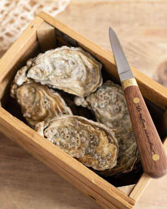 Couteau à Huîtres Personnalisable en Bois - My Bambou