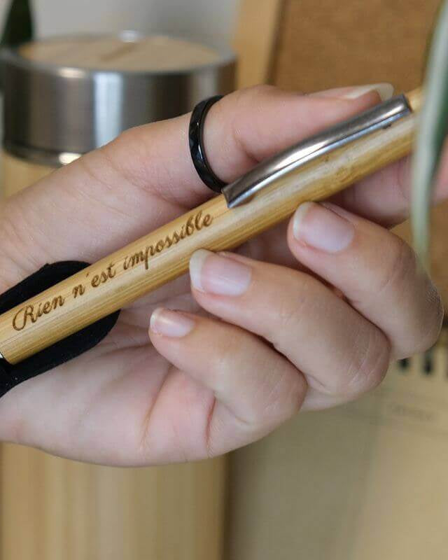 Stylo Bambou à Personnaliser