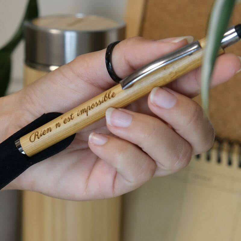 Stylo Bambou à Personnaliser