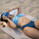 Bas de Maillot de Bain Menstruel Bleu - My Bambou
