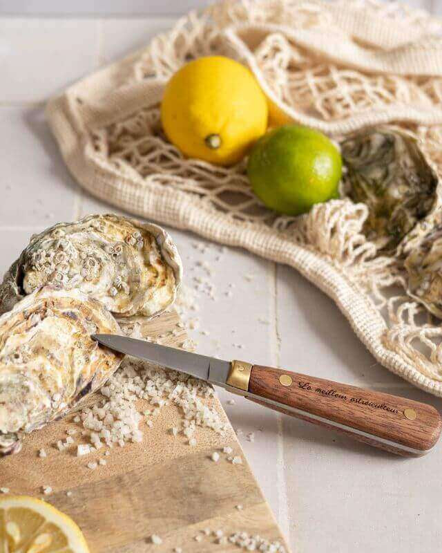 Couteau à Huîtres Personnalisable en Bois - My Bambou