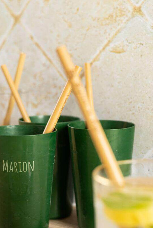 Eco Cup Compostable Vert à Personnaliser - My Bambou