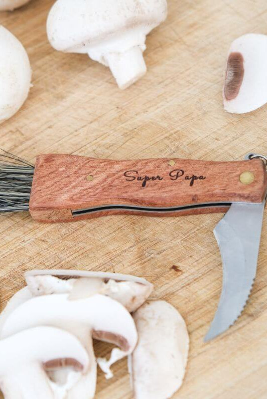 Couteau à Champignon 17cm à Personnaliser - My Bambou, compact et léger avec lame affûtée, parfait pour cueillettes.
