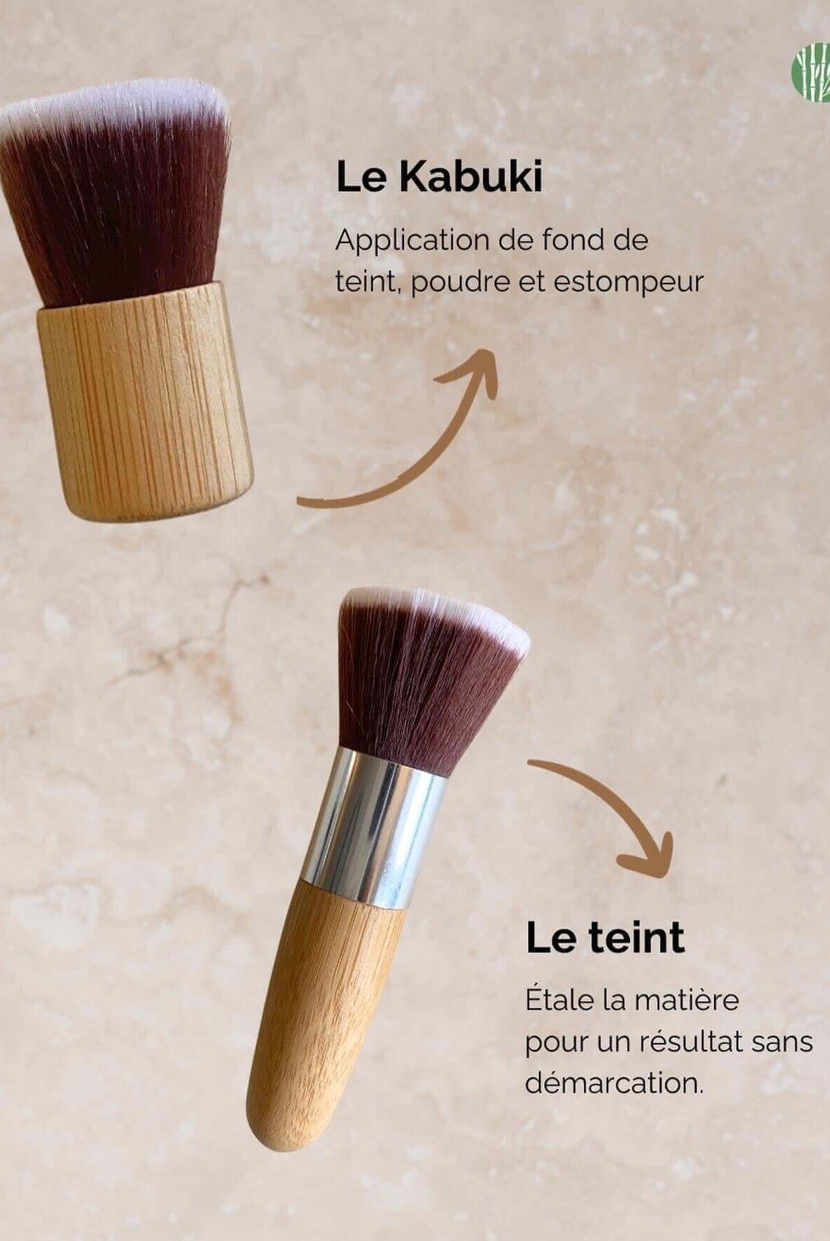 Pinceaux Maquillage Bambou (set de 11) - My Bambou