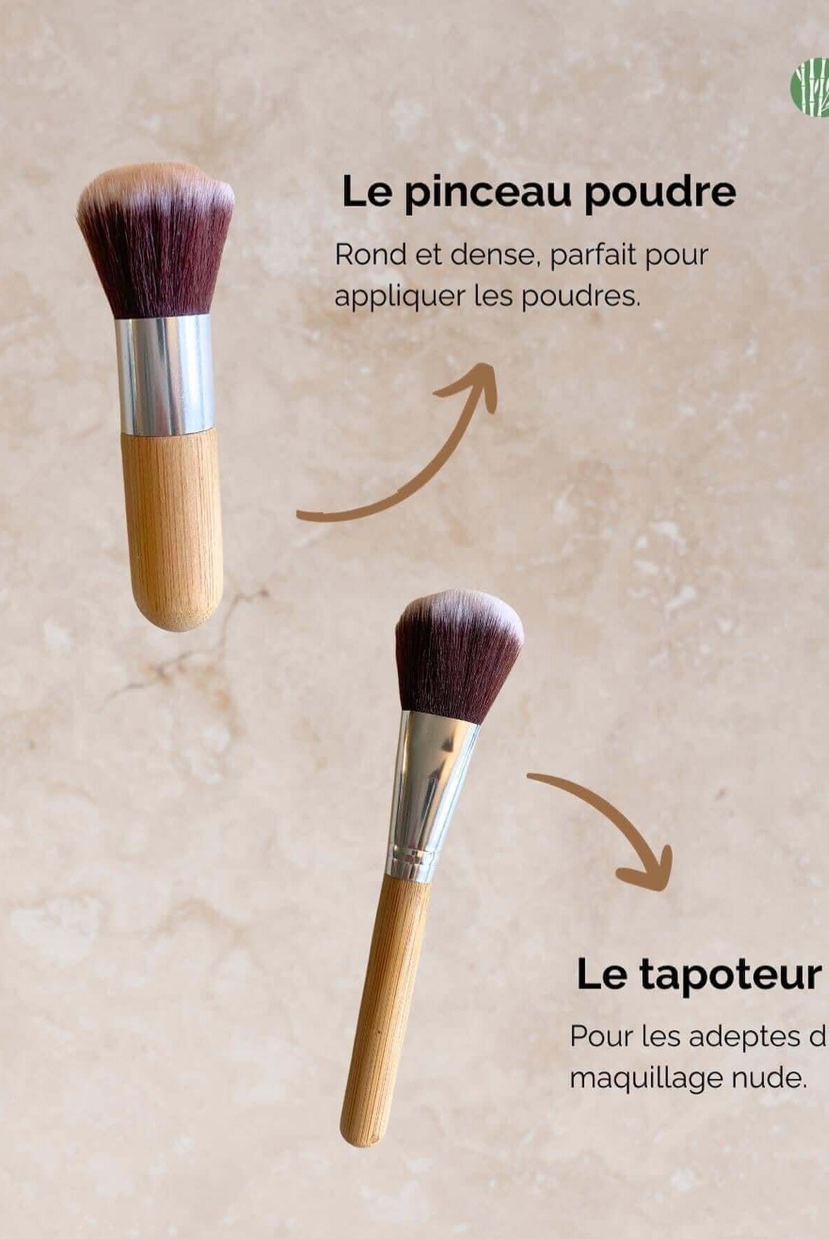 Pinceaux Maquillage Bambou (set de 11) - My Bambou
