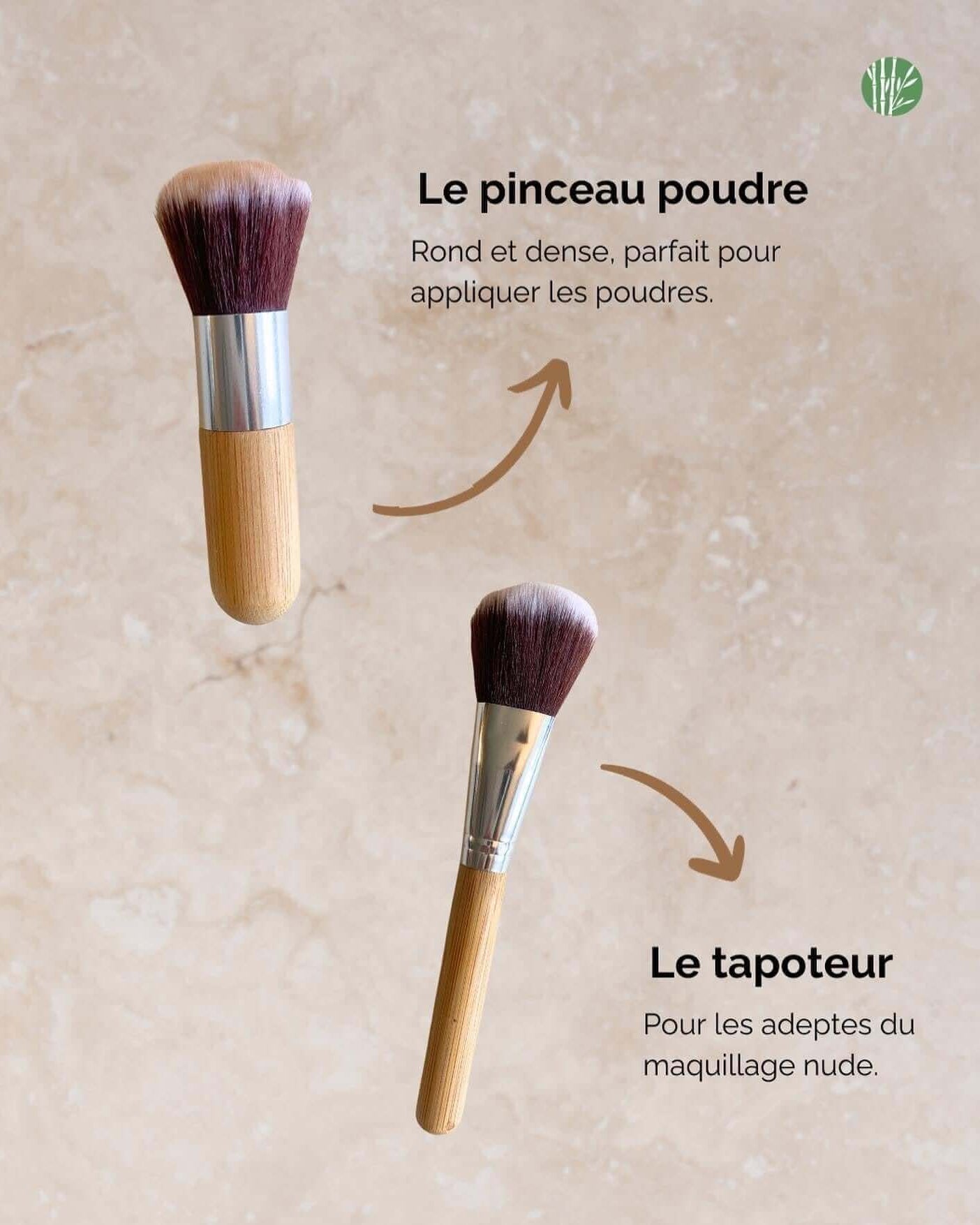 Pinceaux Maquillage Bambou (set de 11) - My Bambou