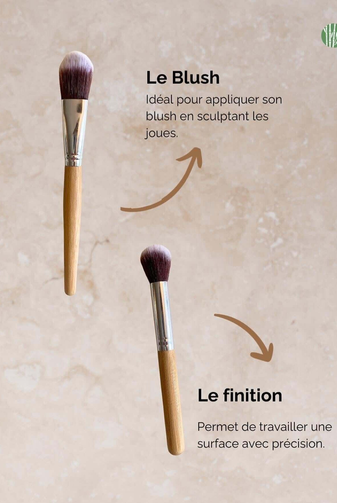 Pinceaux Maquillage Bambou (set de 11) - My Bambou