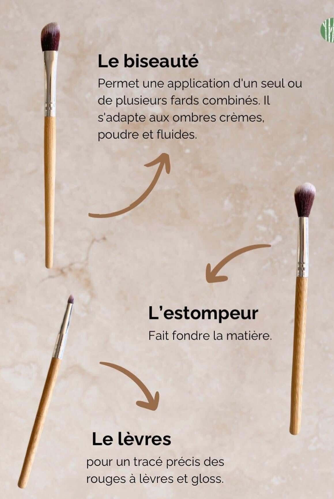 Pinceaux Maquillage Bambou (set de 11) - My Bambou