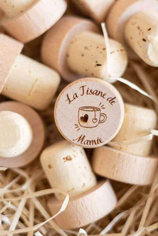 Bouchon Bouteille de Vin Tisane de Mamie