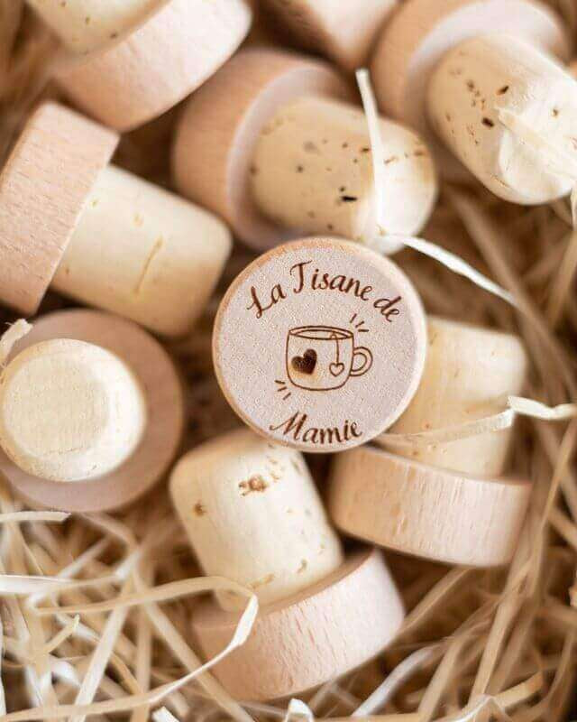 Bouchon Bouteille de Vin Tisane de Mamie