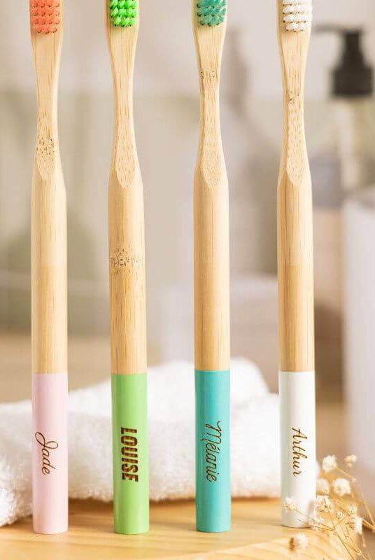 Brosse à Dents Bambou Personnalisable Poils Medium - My Bambou