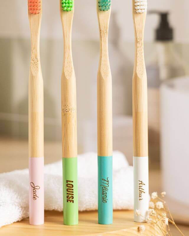 Brosse à Dents Bambou Personnalisable Poils Medium - My Bambou