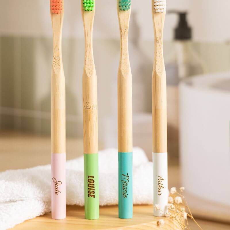 Brosse à Dents Bambou Personnalisable Poils Medium - My Bambou
