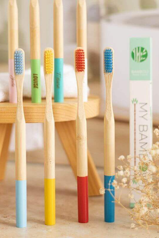 Brosse à Dents Bambou Personnalisable Poils Medium - My Bambou